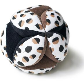 Wee Gallery Sensory Clutch Ball - Developmental Activity for Babies and Toddlers - Visual Stimulation, Motor Skills, Soft Interactive Sensory Toy for Infant Play in Kuwait