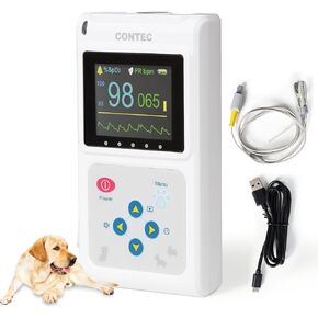 CONTEC Veterinary Pulse Oximeter Handheld Pulse Oximeter for Animals 24 hours SPO2 Pulse Rate Monitor Adjustable Alarm CMS60D-VET in Saudi Arabia