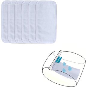 Teamoy Male Dog Diaper Pads, Reusable Dog Belly Band Liner Pads(Pack of 6), XXL