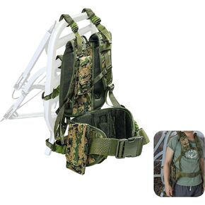 Treerit Tree Stand Backpack Straps, Padded Tree Stand Carry Straps with 8 Connection Strap & 3 Pockets, Lightweight & Quiet Tree Stand Accessories for Hunting, Universal Treestand Carrier in Saudi Arabia