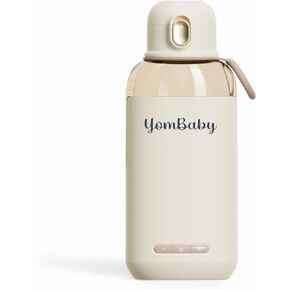 YomBaby Portable Milk Warmer/Fast Charging, Long Battery Life, Wireless and Leak Proof/Instant Water, Milk or Breast Milk Warmer for Travel, Outdoor, Transportation, Parks in Saudi Arabia