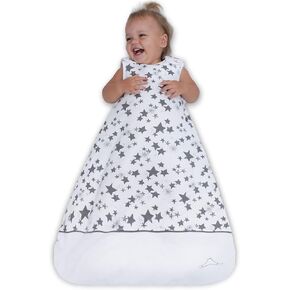 كيس نوم للأطفال، قطن عضوي، لعمر 6-24 شهر | حقيبة نوم تقميط | سحاب في اتجاهين | بطانية ناعمة قابلة للارتداء in Kuwait