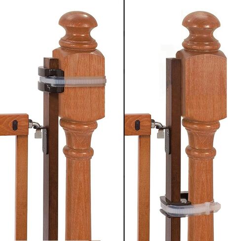 مجموعة تركيب بوابة الدرابزين الصيفية - تناسب الدرابزينات المستديرة أو المربعة، وتستوعب معظم الأجهزة وبوابات الأطفال التي يتم تركيبها بالضغط حتى طول 37، وتباع البوابة بشكل منفصل (عبوة من 4 قطع) in Kuwait