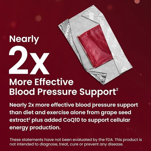 humanN SuperBeets Heart Chews Advanced - 3-in-1 Formula with Beetroot, Grape Seed Extract, & CoQ10, 60 Count in Kuwait