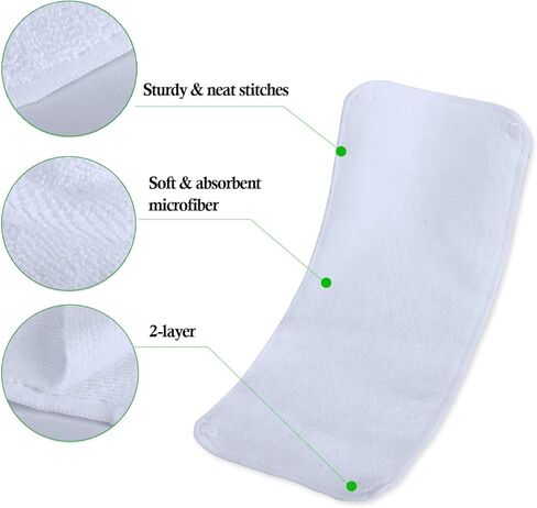 Teamoy Male Dog Diaper Pads, Reusable Dog Belly Band Liner Pads(Pack of 6), XXL in Kuwait