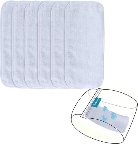 Teamoy Male Dog Diaper Pads, Reusable Dog Belly Band Liner Pads(Pack of 6), XXL in Kuwait