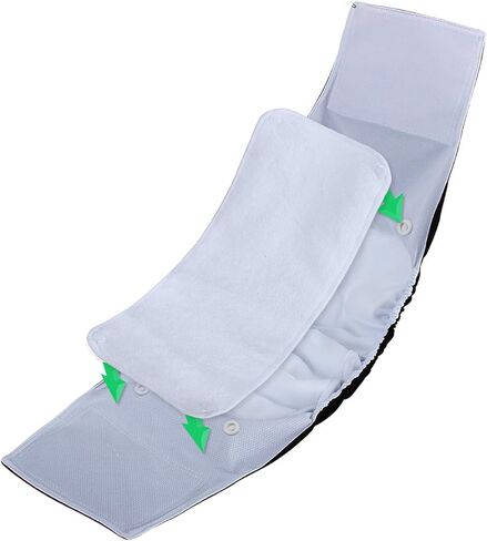 Teamoy Male Dog Diaper Pads, Reusable Dog Belly Band Liner Pads(Pack of 6), XXL in Kuwait