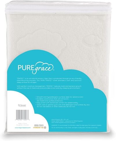 واقي مرتبة PUREgrace Tencel (كينغ)، وسادة مرتبة مقاومة للماء وجيدة التهوية - صديقة للبشرة الحساسة in Kuwait