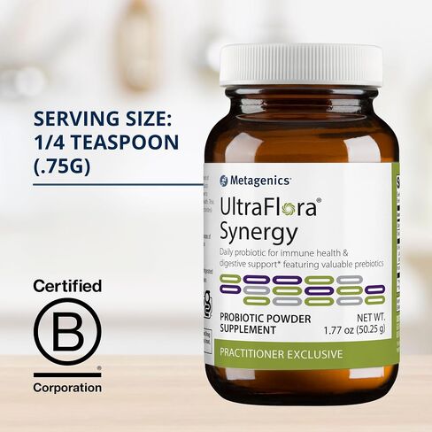 Metagenics UltraFlora® Synergy – Daily Probiotic – Immune Health & Digestive Support - Prebiotic* | 67 Servings in Saudi Arabia