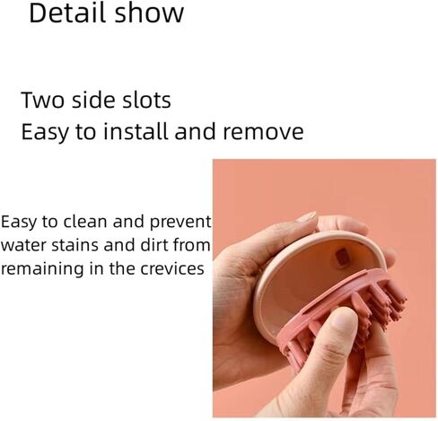 Pet massage brush Wet and dry use for cat and dogs with fluffy animals Two brush bodies for different animals and body parts，dog bath brush in Kuwait