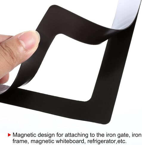 PATIKIL Magnetic Picture Frame, 2 Pack Picture Holder Holds 8.5x11 Inch Photos for Refrigerator Home Office Wall, PVC White in Kuwait