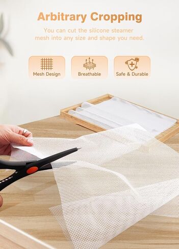 6 عبوات من أوراق مجفف السيليكون (14 × 21 بوصة) حصيرة شبكية من السيليكون غير لاصقة ممتازة لمجفف طعام الفواكه، بطانات صينية تجفيف قابلة لإعادة الاستخدام للفواكه واللحوم والخضروات والأعشاب in Kuwait