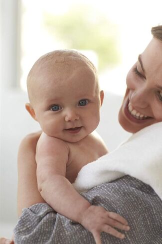 منشفة حمام بغطاء رأس من قطعتين للأولاد والبنات حديثي الولادة من جاست بورن in Kuwait