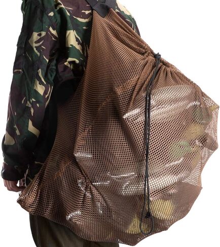 Ikerall Mesh Decoy Bag 1-Pack Hunting Bags Mesh for Duck/Turkey/Waterfowl/Goose/Drake/Marllard Hunting, Gear Decoy Backpack Light Weight Blind Bag with Adjustable Shoulder Straps (Size：86 x 75 cm) in Kuwait