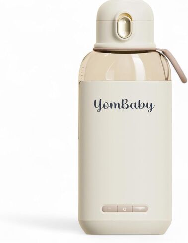 YomBaby Portable Milk Warmer-Fast Charging, Long Battery Life, Wireless and Leak Proof-Instant Water, Milk or Breast Milk Warmer-for Travel, Outdoor, Transportation, Parks in Saudi Arabia