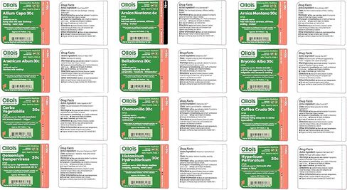 OLLOIS Homeopathy 20-Remedy Starter Kit (Organic & Lactose-Free) in Saudi Arabia