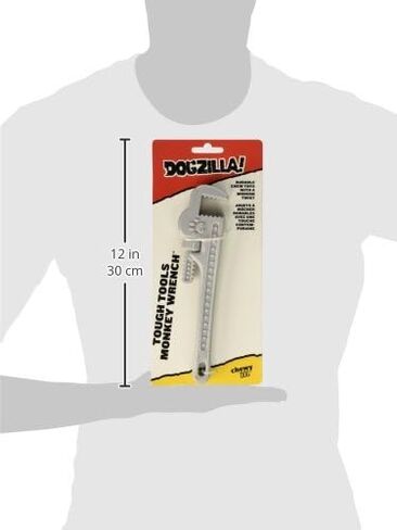 Petmate 30773 Dogzilla Tough Tools Pet Toy, Red/Black/Grey(Assorted) in Kuwait