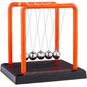 مهد توازن نيوتن ذو 5 كرات فولاذية حمراء لتزيين المنزل في العطلات in Kuwait