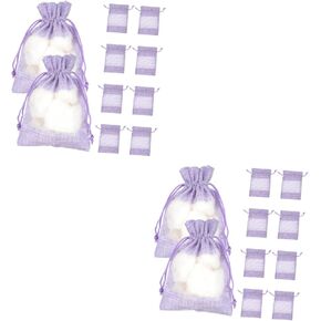 Cabilock 10pcs Lavender Sachet Bag Sachet Bags Empty Perfume Bags Empty Sachets Beam Port Mesh Bag Cloth Lavender Sachet Bag Lavender Sachets Empty Drawstring Lavender Bags