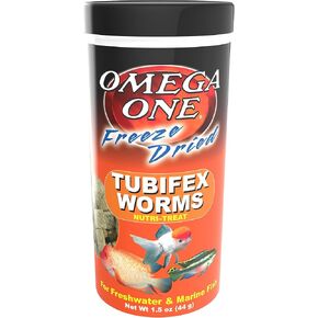 Omega One Freeze Dried Tubifex Worms, 1.5 oz in Kuwait