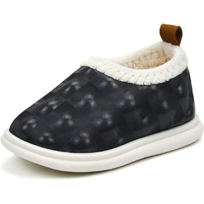 OAISNIT Baby Boy Girl Winter Slippers Boots Cozy Fleece Booties Socks Anti-slip Toddler Warm First Walking Shoes 6 9 12 18 24 Months