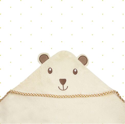 سبسيلك منشفة استحمام بغطاء راس بتصميم دب تيري مع اذنين لحديثي الولادة والرضع من بيبي باث، مقاس واحد، ازرق بير in Kuwait