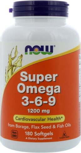 Super Omega 3-6-9 1200mg 180 Softgels (Pack of 2) in Saudi Arabia