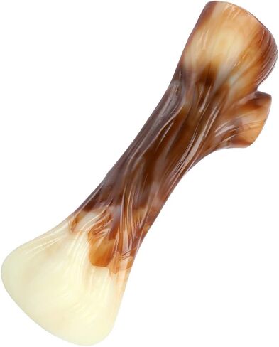 لعبة مضغ الكلب المتينة من تيكاتون آي بون للمضغ العدواني، نكهة لحم الخنزير المقدد، كبيرة جدًا in Kuwait