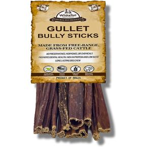 WhiteTail Naturals - Gullet Sticks for Dogs (12Pack) - Natural Dog Dental Treats - Digestible Bully Chews for Pets & Teething Puppies in Kuwait