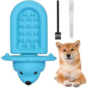 sagud الكلب قفص التدريب أداة لعق لعبة لسلوك تدريب الكلاب، لينة قفص المطاط اللعب الترفيه جرو وسادة التغذية البطيئة، زبدة الفول السوداني علاج موزع التدريب المساعدة للحد من القلق الملل in Kuwait