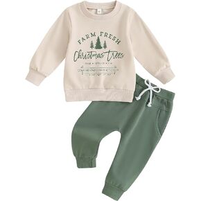 DNOMAID YZARC خريف شتاء طفل رضيع فتاة الملابس مجموعة طويلة الأكمام Crewneck البلوز أعلى سراويل تقليدية الزي جرزاية