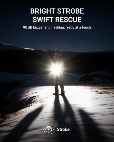 مصباح يدوي 3 في 1 عالي السطوع قابل لاعادة الشحن مع انذار للباب ووضع الاشعال من اكس كول، مصباح يدوي صغير قوي فائق السطوع للطوارئ والتخييم والمنزل (عبوة واحدة) in Kuwait