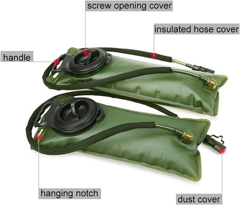 مثانة للترطيب سعة 2.5 لتر مع فتحة واسعة خالية من البيسفينول أ وخزان مياه للترطيب in Kuwait