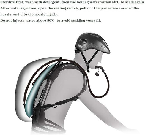 مثانة للترطيب سعة 2.5 لتر مع فتحة واسعة خالية من البيسفينول أ وخزان مياه للترطيب in Kuwait