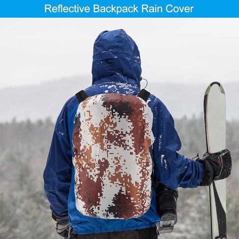 PATIKIL Waterproof Rucksack Cover, Non-Slip Backpack Rain Cover for Hiking in Saudi Arabia