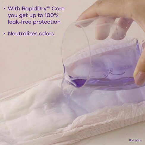 Always Discreet Boutique Incontinence Underwear Maximum Protection XL - 9 Disposable Incontinence Protective Underwear - Peach - Extra Large, Rose in Saudi Arabia