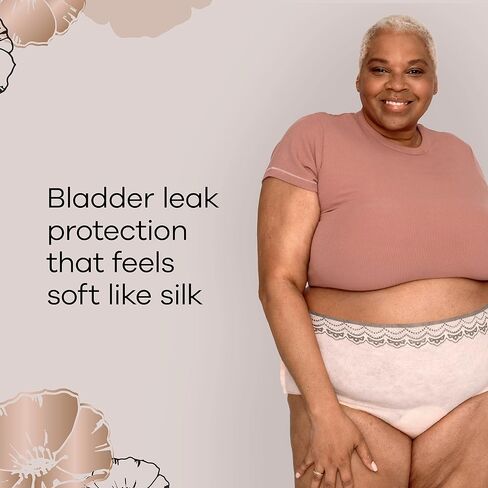 Always Discreet Boutique Incontinence Underwear Maximum Protection XL - 9 Disposable Incontinence Protective Underwear - Peach - Extra Large, Rose in Saudi Arabia