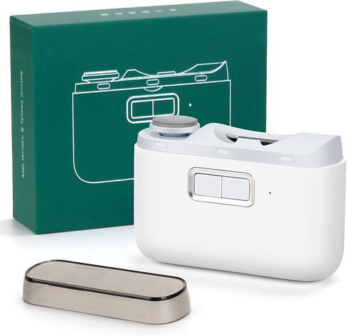 ماكينة قص الأظافر الكهربائية 2 في 1، ماكينة قص الأظافر الأوتوماتيكية القابلة لإعادة الشحن، سرعتين، قصافة أظافر، مبرد أظافر مع تخزين قصاصات الأظافر وإضاءة للأطفال، والنساء، وكبار السن، والأيدي الضعيفة in Kuwait