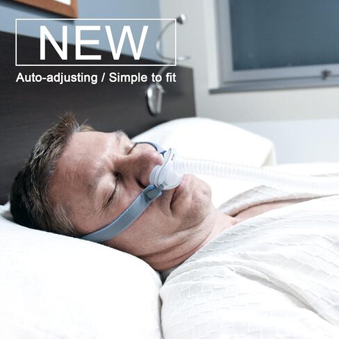 ترقية Airsense 10 11 أغطية الرأس مع أغطية الأشرطة Airfit P10 CPAP أشرطة أغطية الرأس الأنفية مشبك متكامل قابل للتعديل بالكامل مناسب لـ Resmed Airfit P10 N30 Airsense 10 11 قناع وسادة الأنف 2 حزمة - وردي in Saudi Arabia