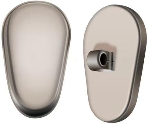 Comfortable Titanium Eyeglass Nose Pads - Eyeglass Repair Kit with Screw Driver Skin Friendly Nose Pads for Glasses Non-Slip Glasses Nose Pad for Most Types of Glasses (TY990S) in Saudi Arabia