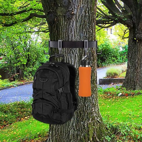 ANTEQI Treestand Strap Hangers with Heavy Duty Hooks,Tree Stand Strap Gear Hanger for Hunting Gears Bow,Outdoor Tree Stand Bow Gear Hanger for Camping Hiking in Kuwait