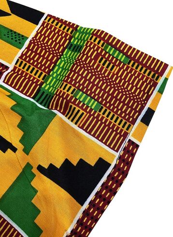 ألينا بيل الأفريقية طفلة التنانير Kente طباعة الزي تنورة قصيرة + عقال 2 قطعة مجموعة الملابس in Kuwait