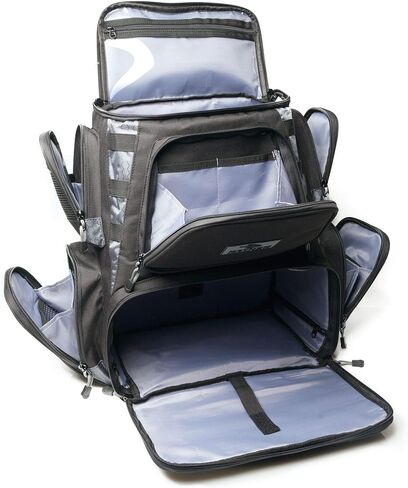 Mayhem Bait Co. Premium Fishing Tackle Backpack with (4) 3700 Organizer Trays, Tackle Box Organizer Bag in Saudi Arabia