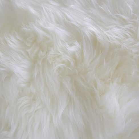 MH MYLUNE HOME Genuine Sheepskin Rug, New Zealand Natural Sheepskin Throw,Luxury Fluffy Sheepskin Seat/Chair Cover， Real Shearling Rug Soft, Lambskin Animal Fur Rug for Bedroom/Living Room in Kuwait