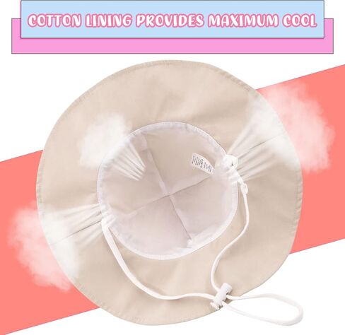 Baby Sun Hat Girls Floppy Bucket Hat Summer Toddler Outdoor Cap for Swim Beach in Kuwait