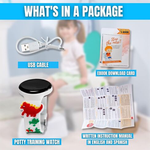 3D Dinosaur Potty Training Watch for Boys or Girls - Rechargeable Toddler Watch W/Alarm Timer Potty Watches for Toddler Boys Kids Watch for Toddler Potty Training in Kuwait