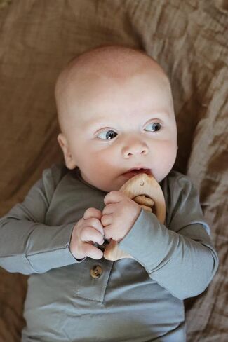 Adventure Awaits! - 2 Pack - Wooden Fish Rattle for Toddlers & Babies, Montessori Baby Rattles Teething Toys in Kuwait