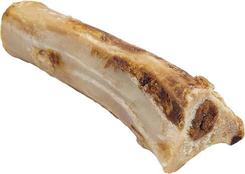 عظم ساق صحي محشو للكلاب - عظام كلب كبيرة مملوءة لجميع السلالات - علاجات لحمية قابلة للهضم ومغذية للحيوانات الأليفة للمضغ العدواني (6 بوصات طبيعية 2 عبوة) in Kuwait