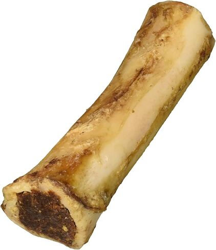 عظم ساق صحي محشو للكلاب - عظام كلب كبيرة مملوءة لجميع السلالات - علاجات لحمية قابلة للهضم ومغذية للحيوانات الأليفة للمضغ العدواني (6 بوصات طبيعية 2 عبوة) in Kuwait