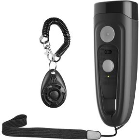 TOKEGO Dog Barking Control Devices,Rechargeable ultrasonic Dog bark Deterrent, 16.5ft Range Anti Barking Device with Dual LED Flashlight,with Dog Clicker in Saudi Arabia